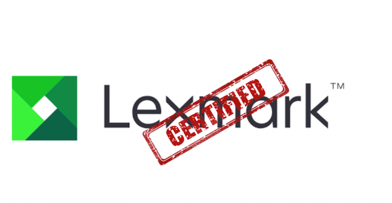 Lexmark devices certification for the Navy One Net system